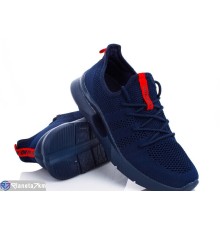 Кросівки чоловічі на літо (8 пар р.41-46) синій  "DEMAVEER"