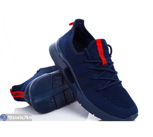 Кросівки чоловічі на літо (8 пар р.41-46) синій  "DEMAVEER"