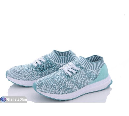 Кросівки жіночі на літо (8 пар р.36-41) зелений  "DEMAVEER"