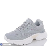 Кросівки жіночі на весну/осінь (8 пар р.36-41) сірий  "DEMAVEER"