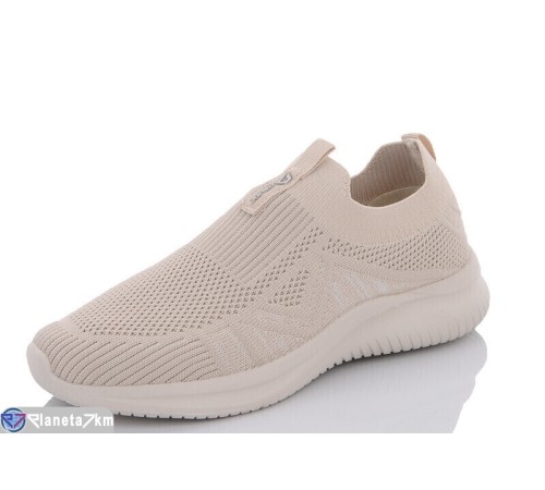 Кросівки жіночі на літо (8 пар р.36-41) бежевий  "DEMAVEER"