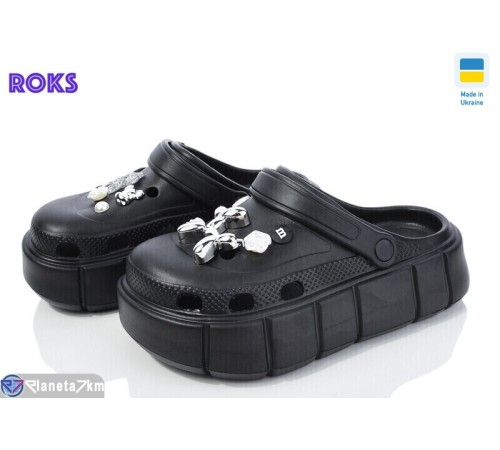 Кроки жіночі на літо (6 пар р.36-40) чорний  "Roks"