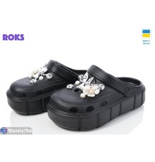 Кроки жіночі на літо (6 пар р.36-40) чорний  "Roks"