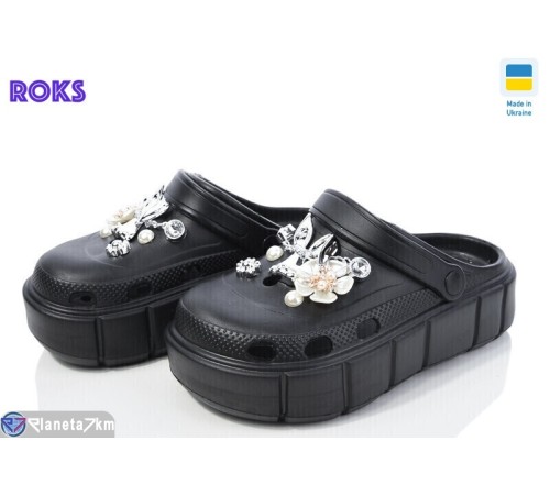Кроки жіночі на літо (6 пар р.36-40) чорний  "Roks"