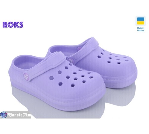 Кроки дитячі на літо (6 пар р.31-35) фіолетовий  "Roks"