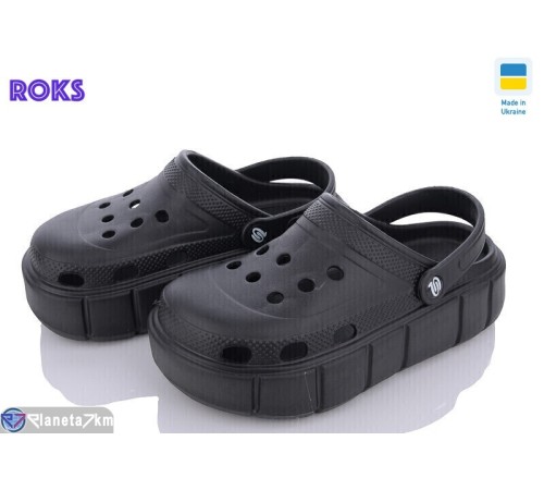 Кроки жіночі на літо (6 пар р.36-40) чорний  "Roks"