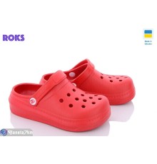 Кроки дитячі на літо (6 пар р.31-35) червоний  "Roks"