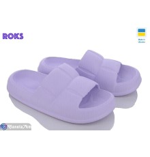 Шлепки жіночі на літо (8 пар р.36-40) фіолетовий  "Roks"