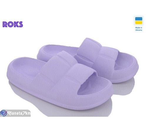 Шлепки жіночі на літо (8 пар р.36-40) фіолетовий  "Roks"