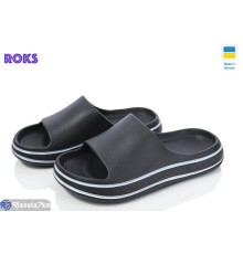 Шлепки дитячі на літо (8 пар р.36-40) чорний  "Roks"