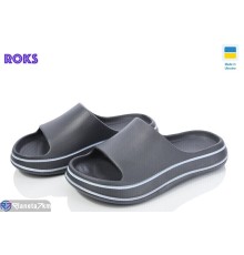 Шлепки дитячі на літо (8 пар р.36-40) сірий  "Roks"