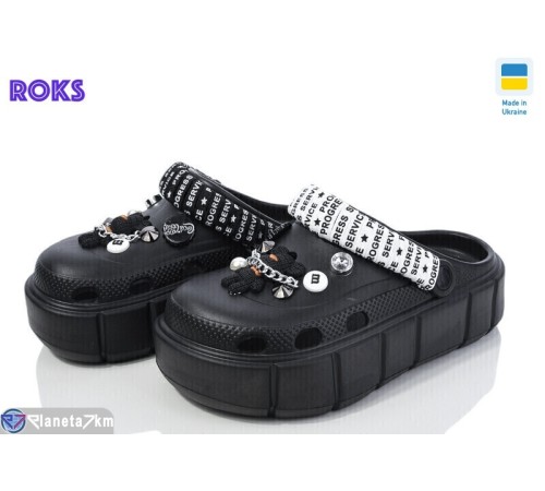 Кроки жіночі на літо (6 пар р.36-40) чорний  "Roks"