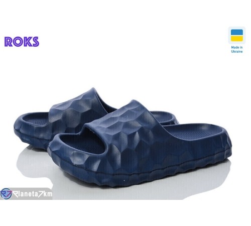 Шлепки жіночі на літо (8 пар р.36-40) синій  "Roks"