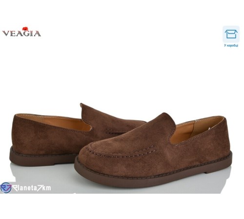Туфлі жіночі на весну/осінь (8 пар р.36-41) коричневий  "Veagia-ADA"