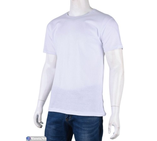 Футболка чоловіча на літо (5 шт. р.сетка 2XL-6XL) білий  "Danko"