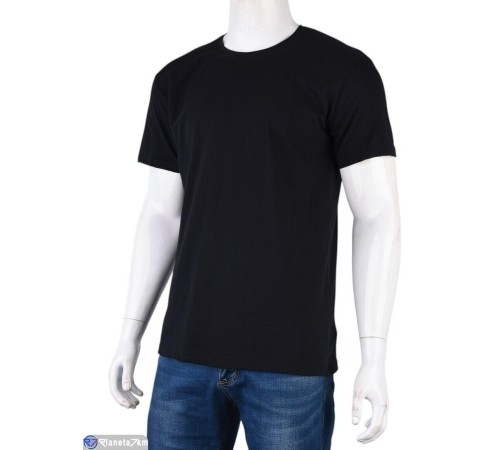 Футболка чоловіча на літо (5 шт. р.сетка 2XL-6XL) чорний  "Danko"