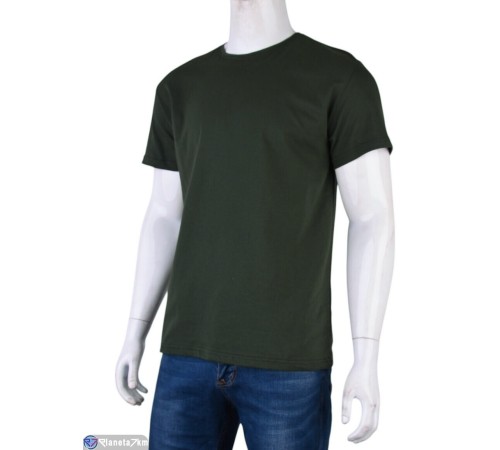 Футболка чоловіча на літо (5 шт. р.сетка 2XL-6XL) зелений  "Danko"