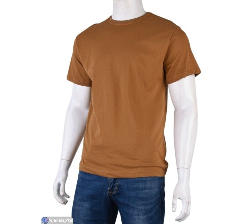 Футболка чоловіча на літо (6 шт. р.сетка S-3XL) коричневий  "Danko"