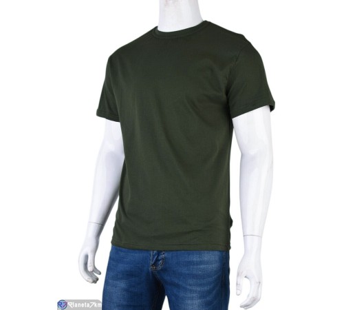 Футболка чоловіча на літо (6 шт. р.сетка S-3XL) зелений  "Danko"