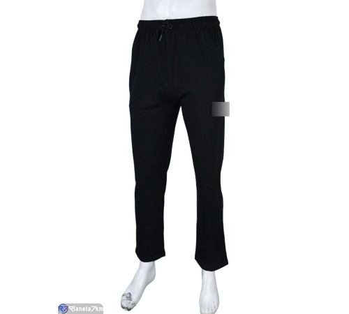 Чоловічі спортивні штани на весну/осінь (6 шт. р.сетка 48-58) чорний  "Danko"