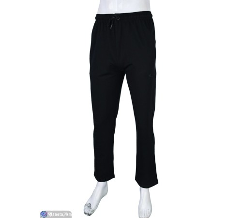 Чоловічі спортивні штани на весну/осінь (6 шт. р.сетка 48-58) чорний  "Danko"