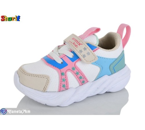 Дитячі кросівки на весну/осінь (8 пар р.22-25) білий  "Sharif"