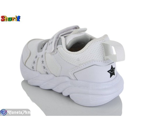 Дитячі кросівки на весну/осінь (8 пар р.22-25) білий  "Sharif"