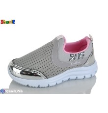 Дитячі кросівки на весну/осінь (8 пар р.22-25) сірий  "Sharif"