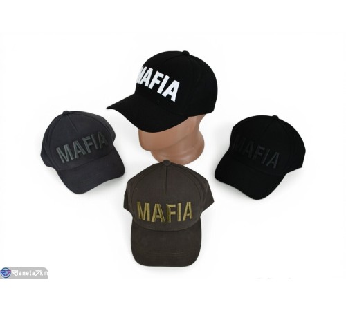Кепка чоловіча на літо (5 шт. р.сетка 56-58) мікс  "Enigma"