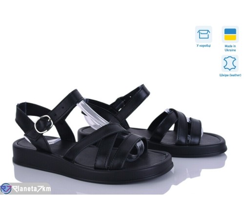 Босоніжки жіночі на літо (6 пар р.36-40) чорний  "Linda"