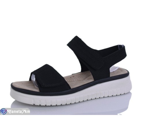 Босоніжки жіночі на літо (8 пар р.37-41) чорний  "Terona"