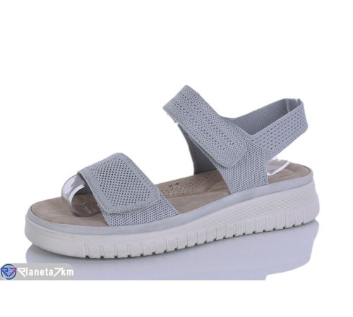 Босоніжки жіночі на літо (8 пар р.37-41) сірий  "Terona"