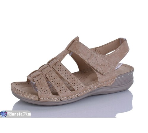 Босоніжки жіночі на літо (8 пар р.37-42) коричневий  "Terona"