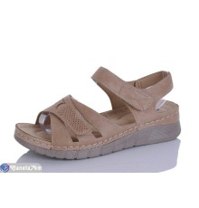 Босоніжки жіночі на літо (8 пар р.37-42) коричневий  "Terona"