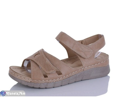 Босоніжки жіночі на літо (8 пар р.37-42) коричневий  "Terona"