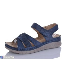 Босоніжки жіночі на літо (8 пар р.37-42) синій  "Terona"