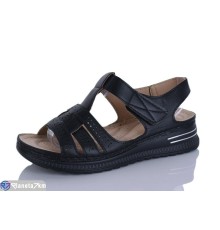 Босоніжки жіночі на літо (8 пар р.37-42) чорний  "Terona"