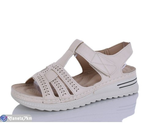 Босоніжки жіночі на літо (8 пар р.37-42) бежевий  "Terona"