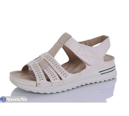 Босоніжки жіночі на літо (8 пар р.37-42) бежевий  "Terona"