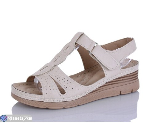 Босоніжки жіночі на літо (8 пар р.37-41) бежевий  "Terona"