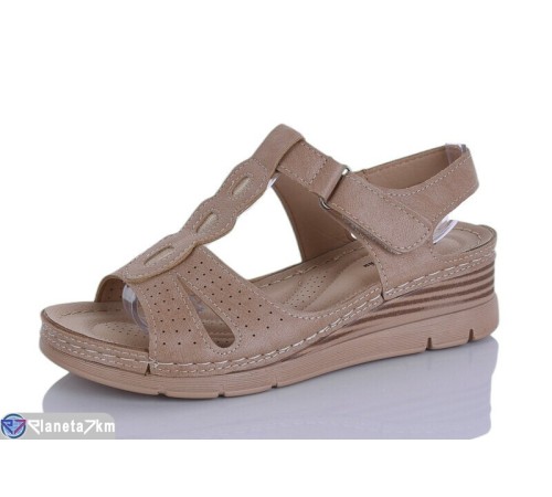 Босоніжки жіночі на літо (8 пар р.37-41) коричневий  "Terona"