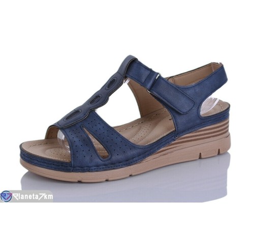 Босоніжки жіночі на літо (8 пар р.37-41) синій  "Terona"