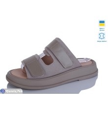 Шлепки жіночі на літо (6 пар р.36-40) бежевий  "Marmilad"