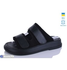 Шлепки жіночі на літо (6 пар р.36-40) чорний  "Marmilad"