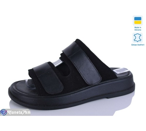 Шлепки жіночі на літо (6 пар р.36-40) чорний  "Marmilad"