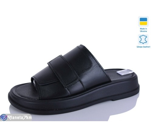 Шлепки жіночі на літо (6 пар р.36-40) чорний  "Marmilad"