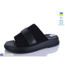 Шлепки жіночі на літо (6 пар р.36-40) чорний  "Marmilad"