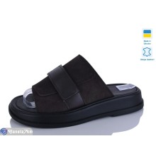 Шлепки жіночі на літо (6 пар р.36-40) коричневий  "Marmilad"