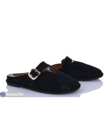 Шлепки жіночі на літо (8 пар р.36-41) чорний  "LOREDANA"