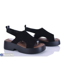 Босоніжки жіночі на літо (8 пар р.36-41) чорний  "LOREDANA"